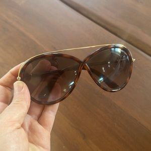 Tom Ford Tortoise Shell Tamara Sunglasses